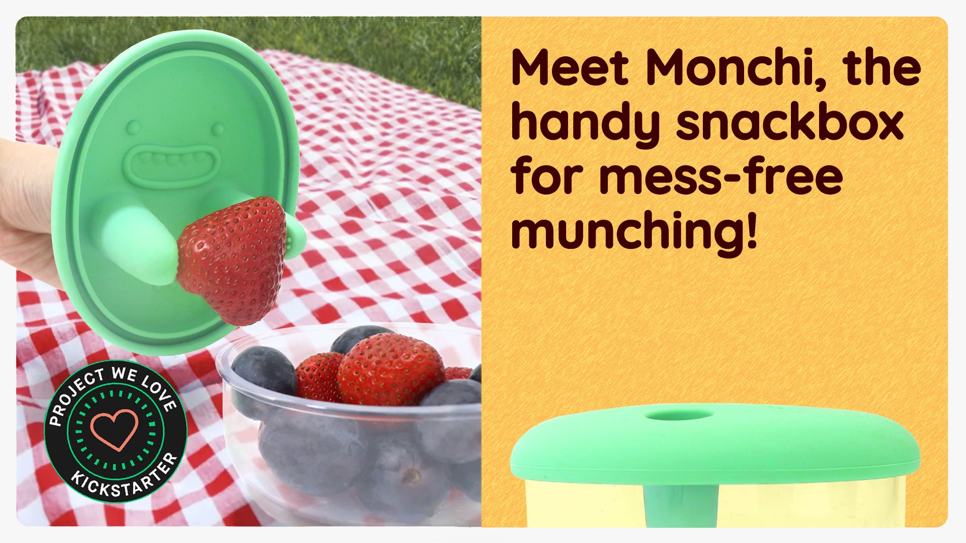 Monchi: A handy snackbox for mess-free munching! by Monchi